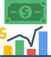 conception d'icône de vecteur de revenu