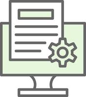 conception d'icône vectorielle de système de gestion de contenu vecteur