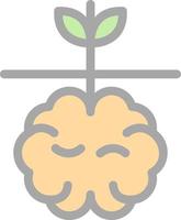 conception d'icône vectorielle de croissance mentale vecteur
