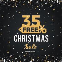 vecteur de vente discount jour de noël. vecteur icône de vente de 55 pour cent. prix discount et modèle de conception de vente. shopping et symboles de prix bas. 55 % de vente gratuite.