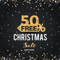 vecteur de vente discount jour de noël. vecteur icône de vente de 55 pour cent. prix discount et modèle de conception de vente. shopping et symboles de prix bas. 55 % de vente gratuite.