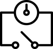 illustration vectorielle de compteur de circuit sur fond.symboles de qualité premium.icônes vectorielles pour le concept et la conception graphique. vecteur