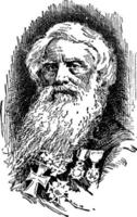 samuel morse, illustration vintage vecteur