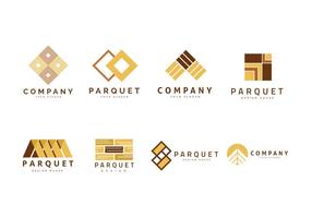 Logo pour la collection de Vector de parquet, de stratifié et de plancher