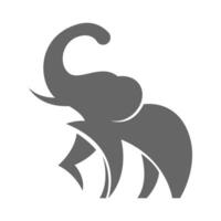 création de logo icône éléphant vecteur