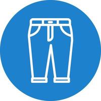 conception d'icône de vecteur de jeans