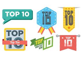 Top 10 icônes vectorielles vecteur