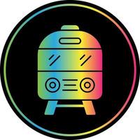 conception d'icône de vecteur de train