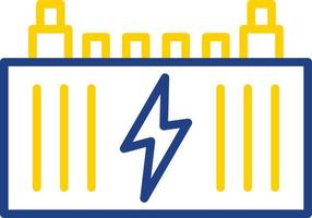 conception d'icône de vecteur de batterie