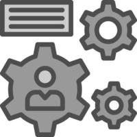 conception d'icônes vectorielles de compétences vecteur