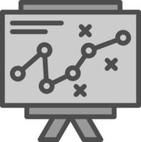 conception d'icône de vecteur de stratégie