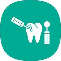 conception d'icône de vecteur de dentisterie