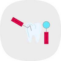 conception d'icône de vecteur de dentisterie