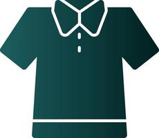 conception d'icône de vecteur de chemise de polo