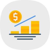 conception d'icône de vecteur de dépenses