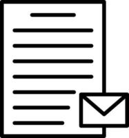 conception d'icône de vecteur de message de projet