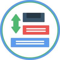 Agile prioriser la conception d'icônes vectorielles vecteur