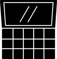 conception d'icône de vecteur de palette de maquillage