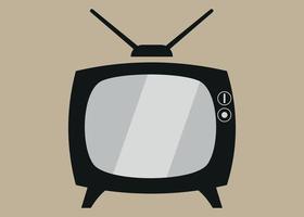 illustration d'icône de vecteur de télévision design vintage télévision rétro