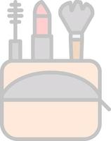 conception d'icône vectorielle de conteneur de maquillage vecteur