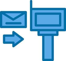 conception d'icône vectorielle de publipostage vecteur