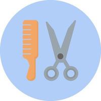 icône de vecteur d'outils de coiffeur