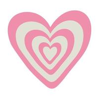 doodle clipart coeur mignon pour la décoration vecteur