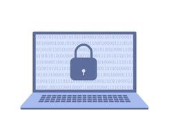 notion de protection des données. sécurité des données du réseau vecteur
