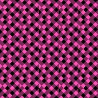 motif à carreaux noir et rose sans couture vecteur