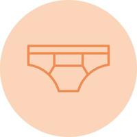 icône de vecteur de sous-vêtements