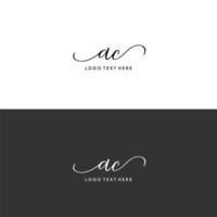 logo lettre ac initiales, signature ac, monogramme ac, initiales ac vecteur