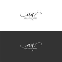 logo de lettre initiales aq, signature aq, monogramme aq, initiales aq vecteur