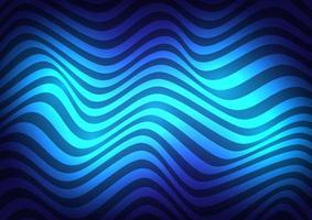ligne de vague abstraite fond de mouvement bleu et noir vecteur