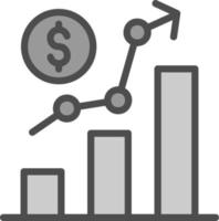 conception d'icône de vecteur de croissance d'entreprise