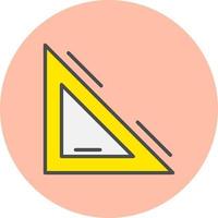 icône de vecteur d'échelle triangulaire