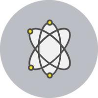 conception d'icône de vecteur d'énergie atomique