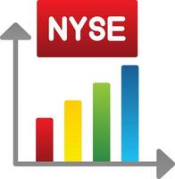 conception d'icône vectorielle nyse vecteur