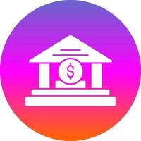 conception d'icône vectorielle de banque d'investissement vecteur