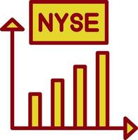 conception d'icône vectorielle nyse vecteur