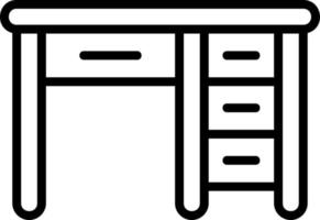 conception d'icône de vecteur de table