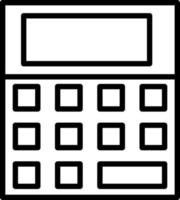 conception d'icône de vecteur de calculatrice