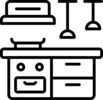 conception d'icône de vecteur de cuisine