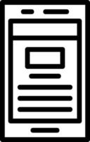 conception d'icône de vecteur de poste
