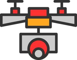 conception d'icône de vecteur de drone