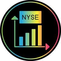 conception d'icône vectorielle nyse vecteur