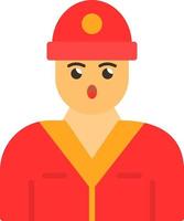 conception d'icône de vecteur de pompier