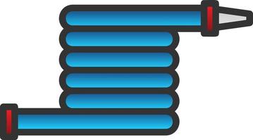 conception d'icône de vecteur de tuyau d'incendie