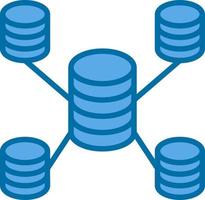conception d'icône de vecteur de base de données