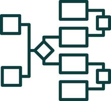 conception d'icône de vecteur de diagramme