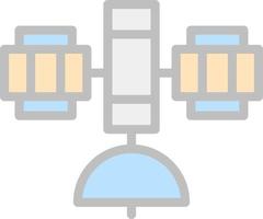 conception d'icône de vecteur satellite